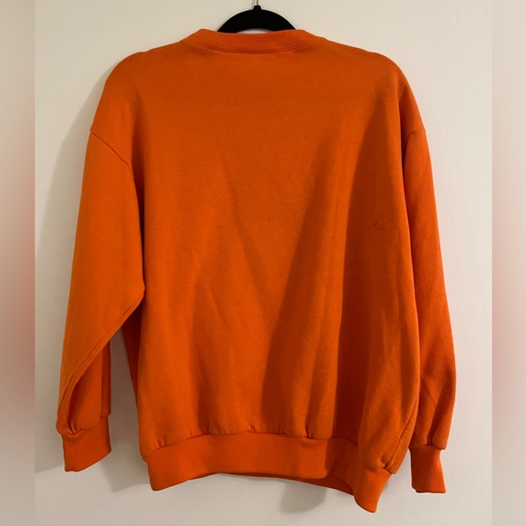 Basic Editions Orange Halloween Sweatshirt - Picture 4 of 6